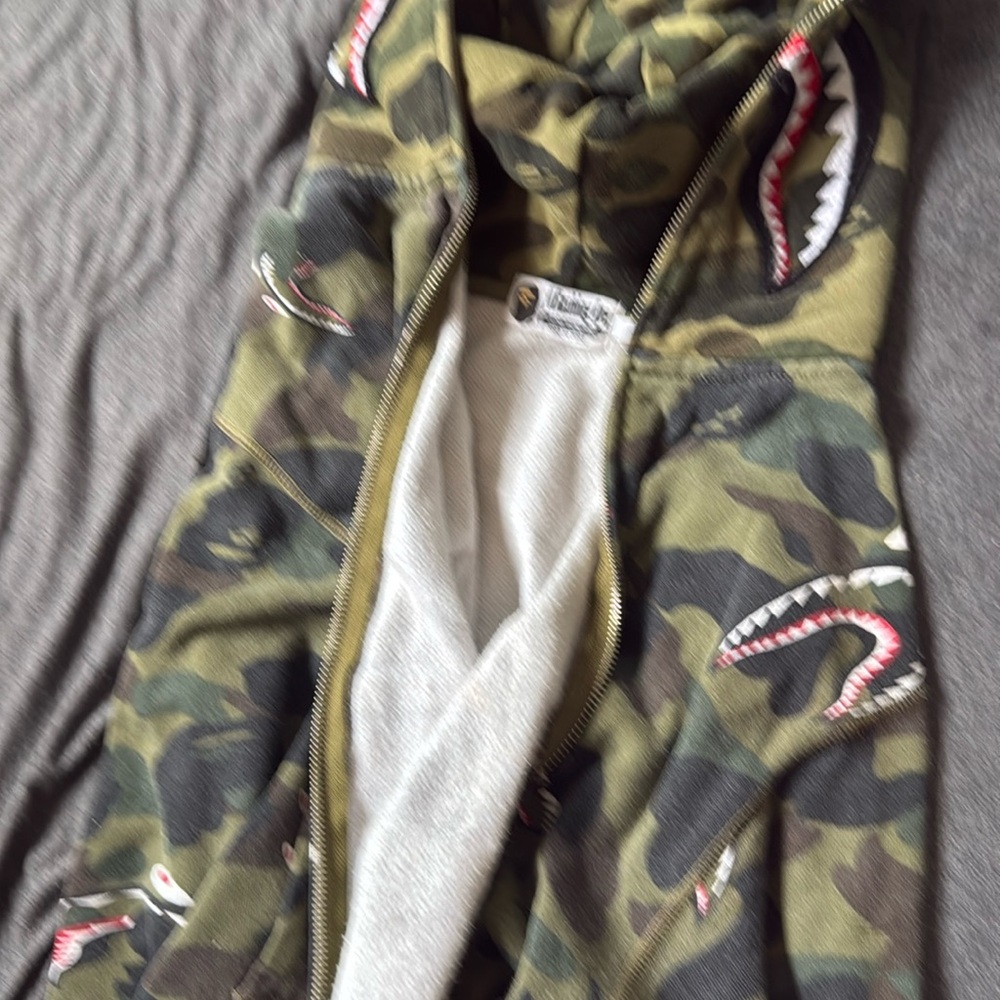 Green bape jacket